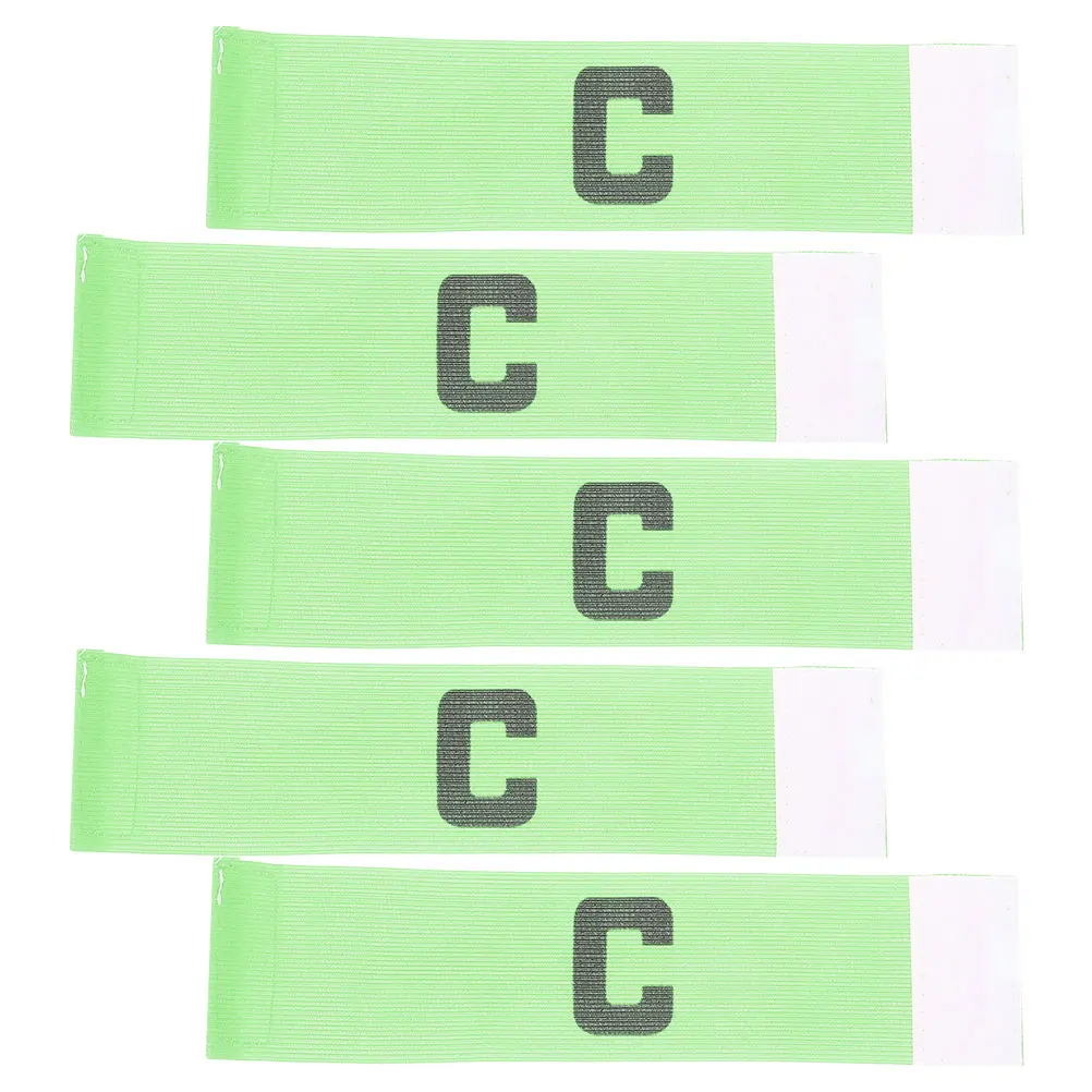 

5pcs Armband Football Reusable Durable Sports Arm Band For Soccer Rugby Basketball Ice Hockey Captain Bands Soccer