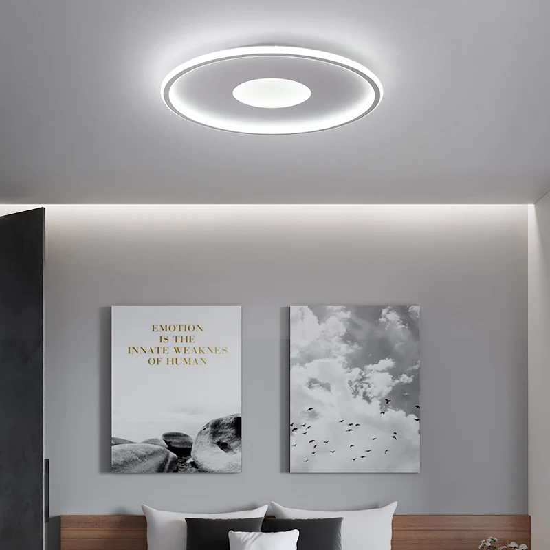 Imagem -05 - Manviv-lâmpada Nórdica Moderna do Teto Luminárias Led Halo Regulável Quadrado Lustre Redondo Iluminação Interior Decoração do Quarto 220v