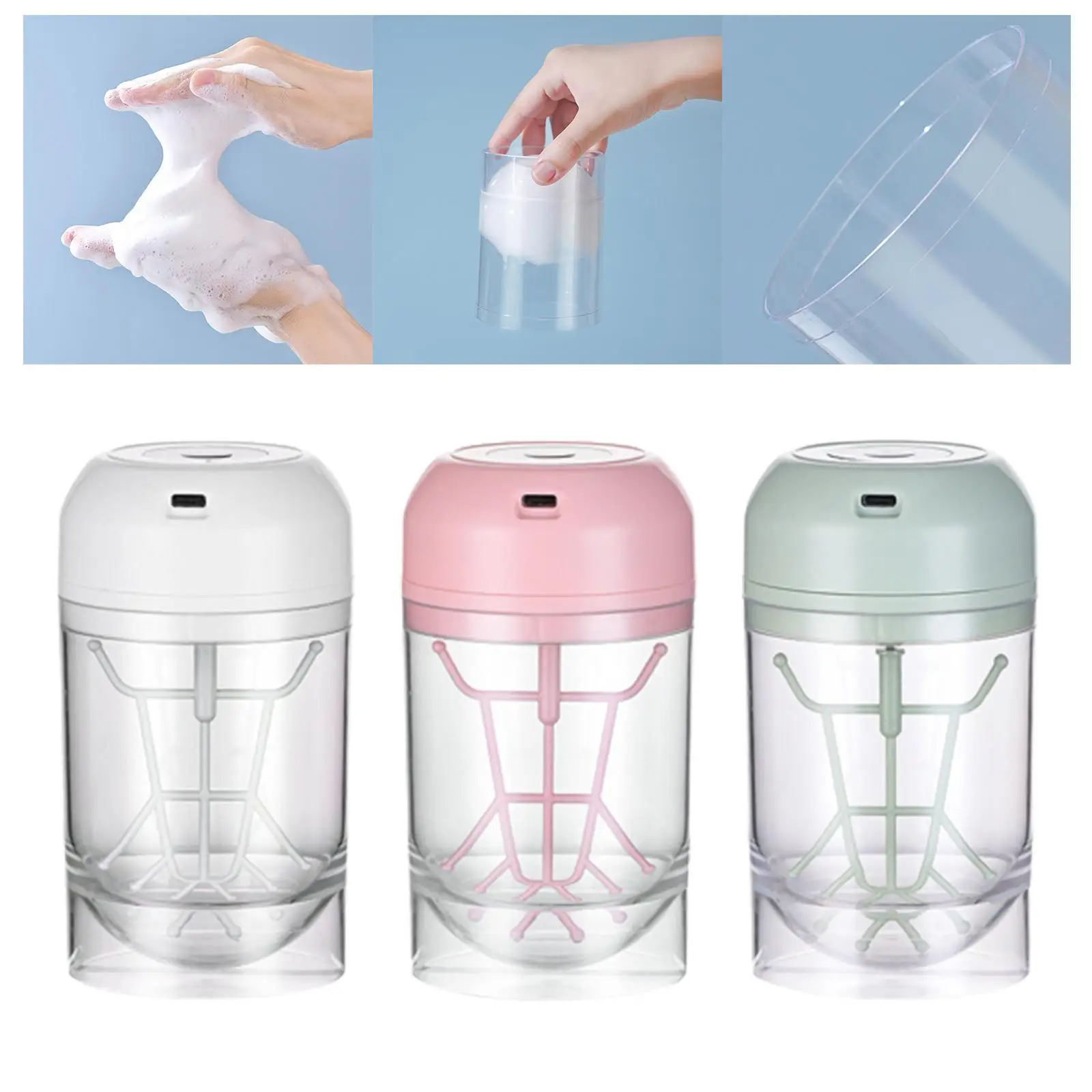 Electric cleansers Foam Maker Face Wash facial cleansers Foam Cup Bubble Former for Skincare Tools Travel Household Shower