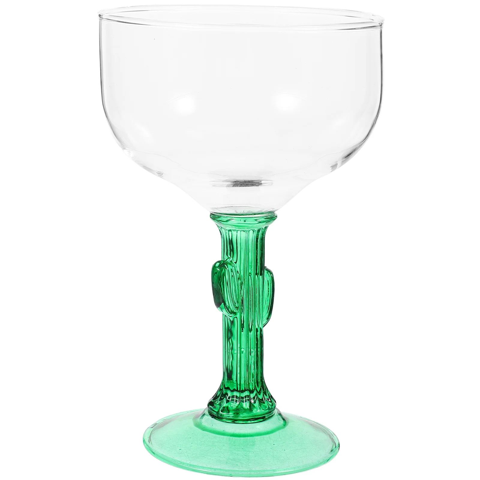 

1Pcs Margarita Glass with Cactus Shape Fine Craftsmanship Transparent Drinking Cup for Home Hotel Decorative Table Drinkware