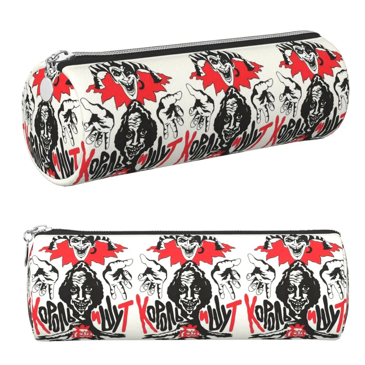 Russisches Korol I Shut The King And Jester Federmäppchen, Federmäppchen, Zylinder-Stiftbox, Federmäppchen für Kinder, Geschenke