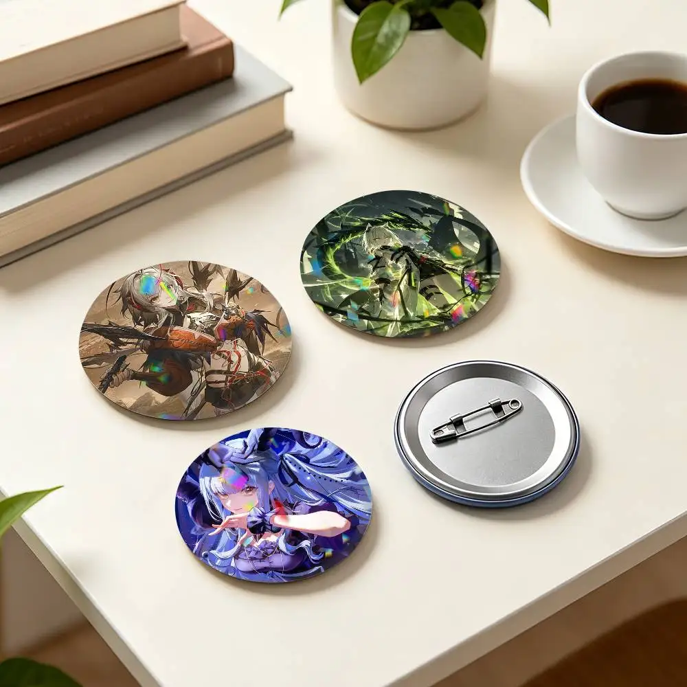 Mobile game A-Arknights  25mm 32mm 44mm 58mm 75mm Brooches Badges Pins for Accessories Gift