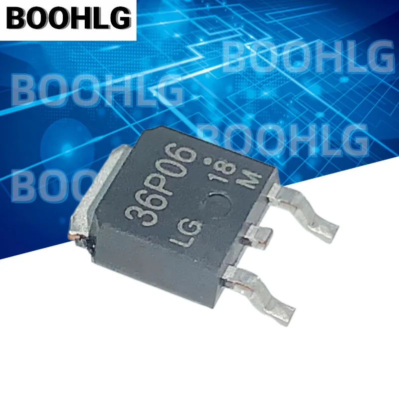 5PCS NP36P06SLG-E1 Original Genuine 36P06 TO-252 P Channel 36A60V MOS Field Effect Tube