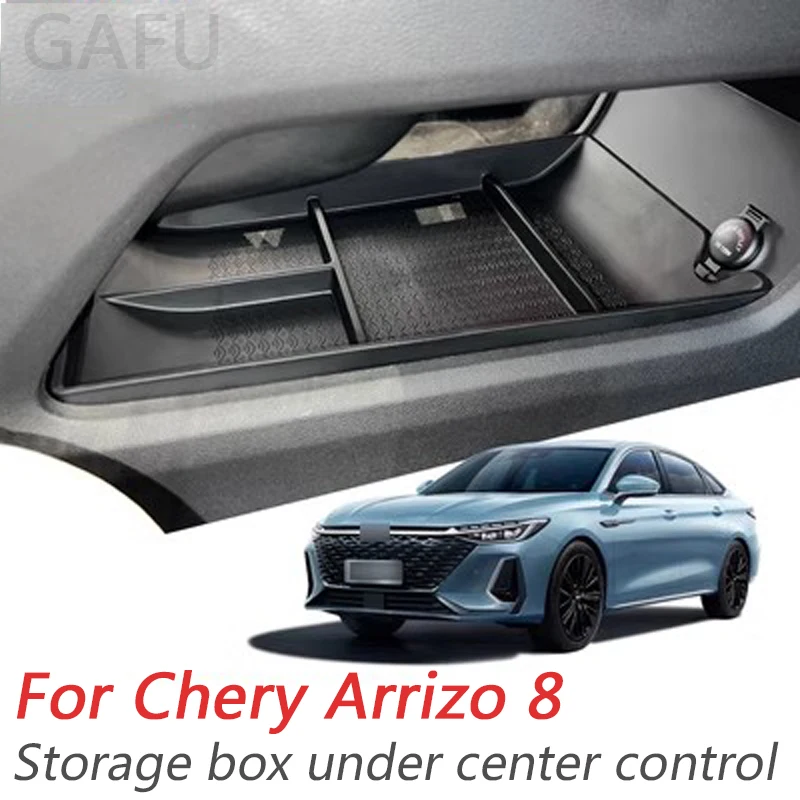 

For Chery Arrizo 8 2023 2024 Lower Central Control Storage Box Armrest Box Compartment Storage Car Interior Modified Supplies