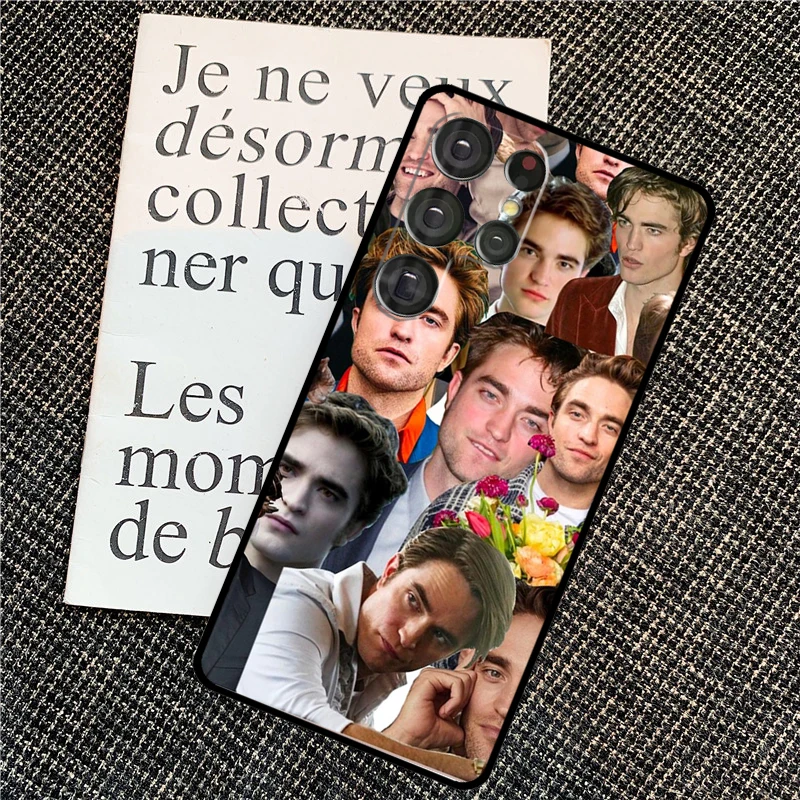 Robert Pattinson Case For Samsung Galaxy S24 S23 S22 Ultra S8 S9 S10 Plus Note 10 20 Ultra S20 S21 FE Cover