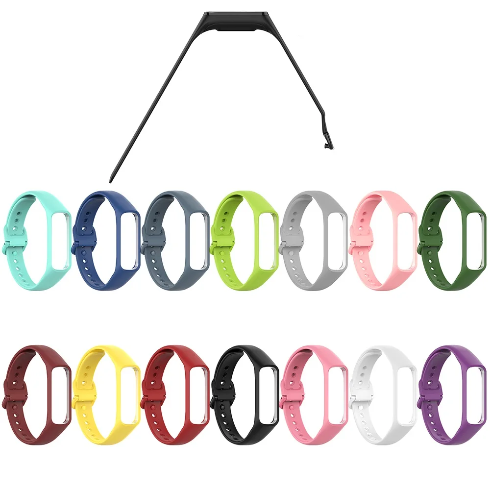 

Silicone Band for Samsung Galaxy Fit 2 SM-R220 Replacement Sport Watch Strap Watchband Bracelet for Samsung Galaxy Fit 2 R220