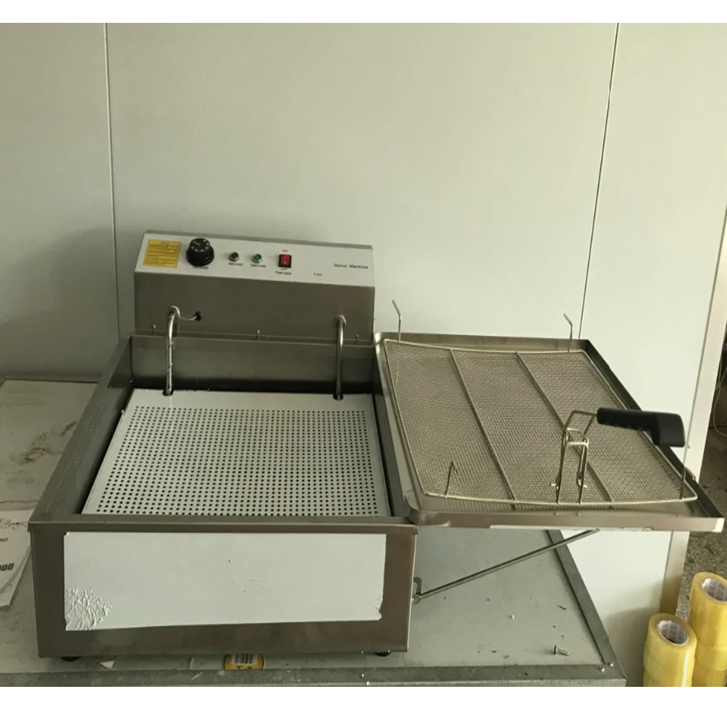 Electric 25L Commercial doughnut fryer Machine 3KW  Automatic Cheese Hot Dog Sticks Fryer  Deep Fryers Restaurant Fried Chicken