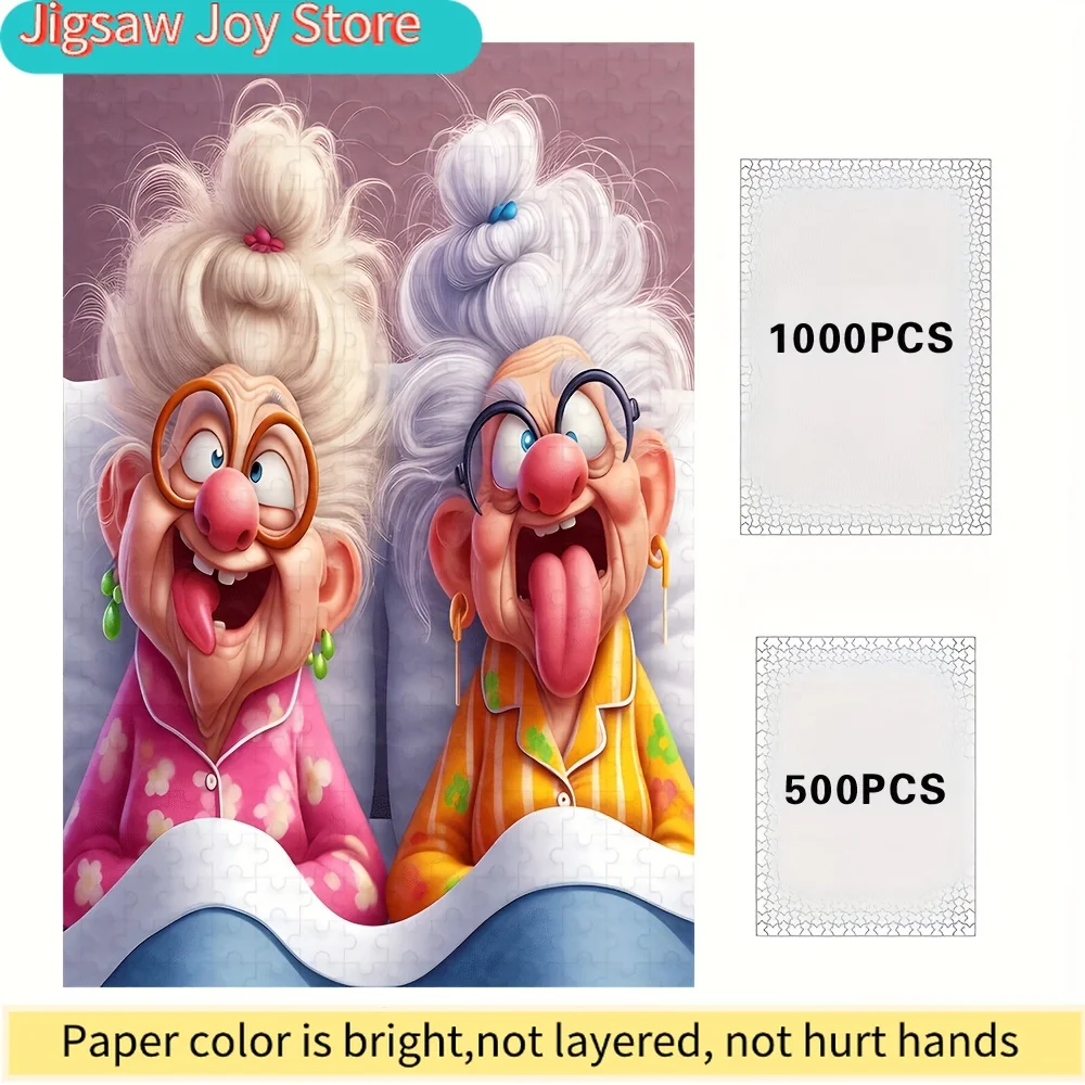 

Пазл для взрослых (500/1000 деталей) - сложная головоломка с замысловатыми узорами, портативная коробка для семейных игр