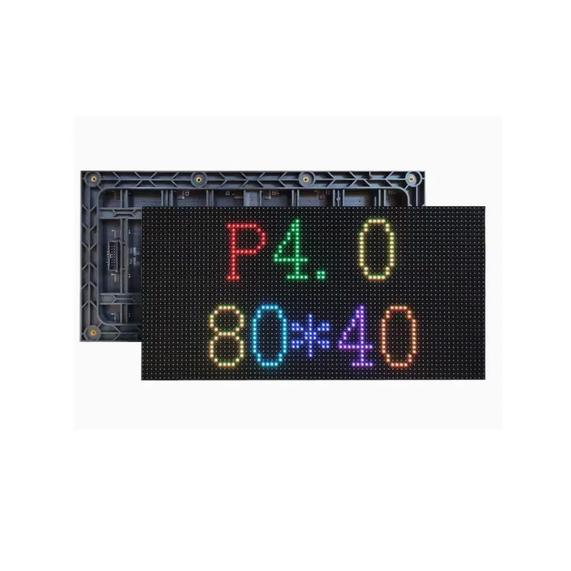 Full Color LED Matrix Display Screen P4 SMD 320*160mm 80x40 High Pixel Unit Board 1/20Scan LED Digital Sign Indoor Video