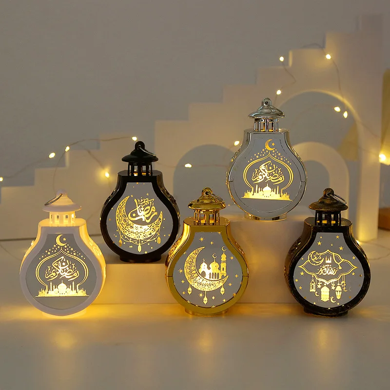 Ramadan Decoration Lamp Eid Candles LED Lights Ramadan Ornament Islamic Gifts Lamp 2025 Islamic Decor Office Desk Accessorie