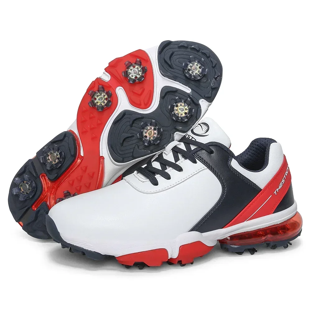 Nuove scarpe da Golf traspiranti da uomo Sneakers da Golf di lusso per uomo scarpe da Golf leggere calzature comode scarpe da ginnastica da uomo