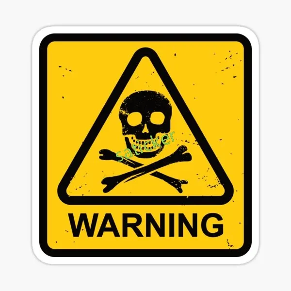 ملصقات سيارة من Danger Zone بتصميم شعار بسيط عصري ومقاوم للماء ومقاوم للخدش من الفينيل للسيارة #3