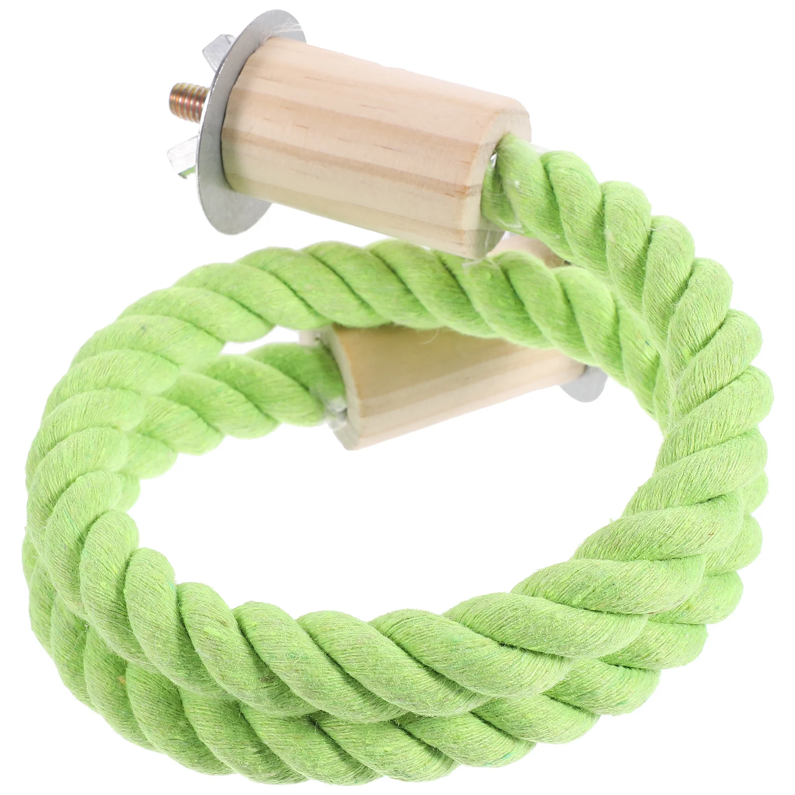 

Bird Cage Accessories Parrot Rope Perch Swing Stand For Medium Large Cage Cotton Rope Hanging Parakeet Equipment