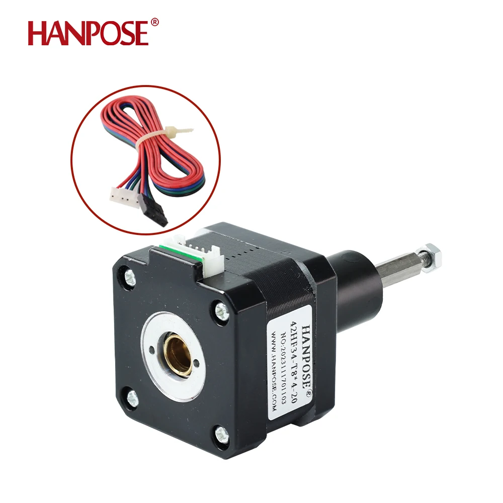 

NEMA17 42HF34-40/48/60 Fixed-Shaft Ball Screw Stepper Motor Assemblies Linear Screw Motor Actuators Electric Cylinders Lifting