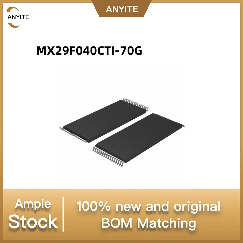 New 10Pcs/LOT   MX29F040CTI-70G  MX29F040CTI  MX29F040   29F040CTI-70G    TSOP32
