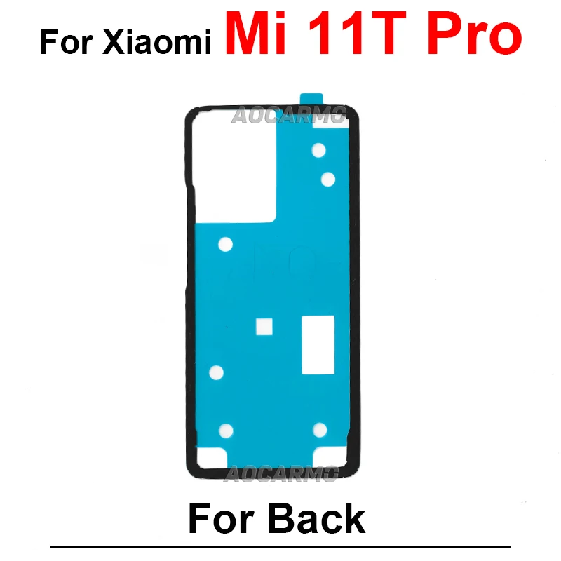 For Xiaomi 6 8 9SE 10 11 9 Lite Ultra 12 11T Pro CC9Pro 11U Rear Door Housing Sticker Mi 10Lite 11Pro Back Cover Adhesive Glue