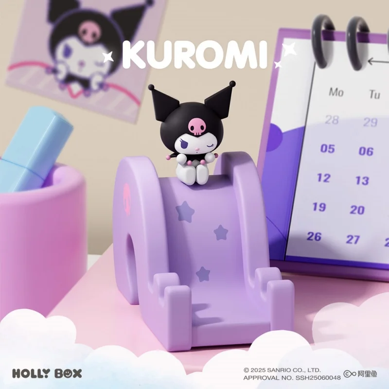 

Hellokitty Kuromi My Melody Pochacco Pvc Phone/Tablet Stand Desk Decor Mount Holder Collectible Gift For Fans Collection