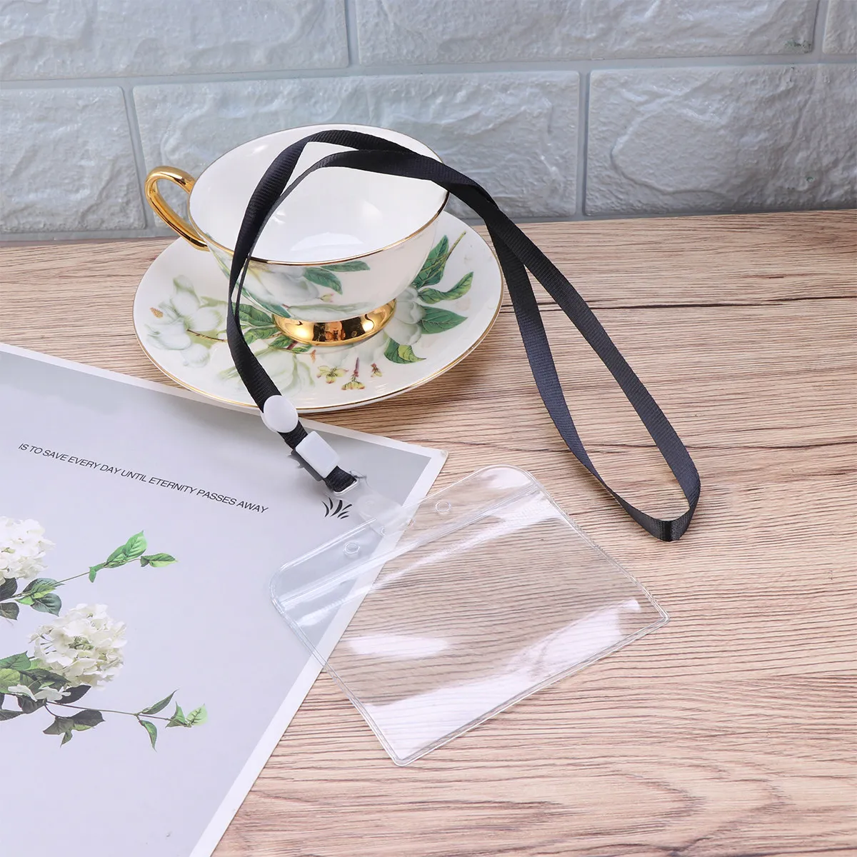 

20Pcs Clear PVC Waterproof Id Holder Badge Case Lanyard Hole Transparent Badge Protector for Employee Conference Exhibition