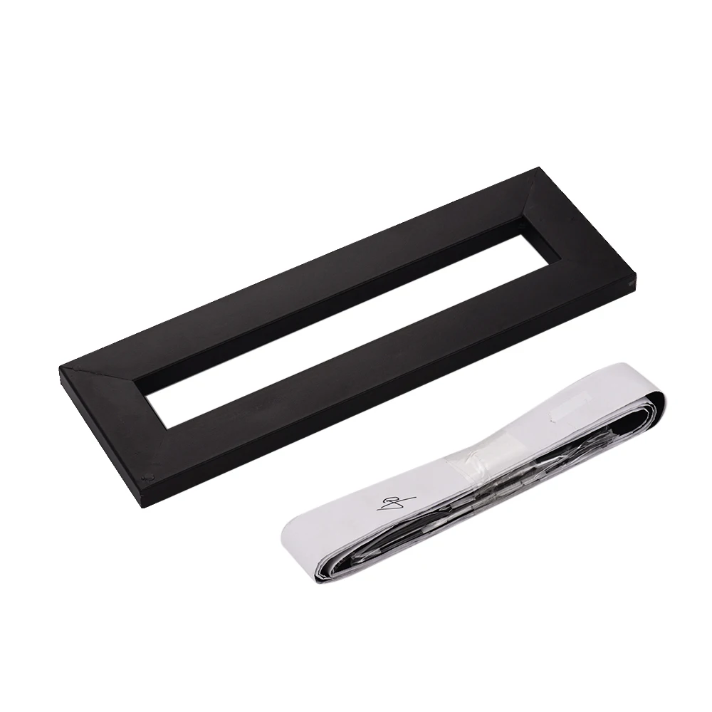 Guitar Effect Pedal Board Holder Pasting Plate Portable Effects Stand Alloy Material with Fastening Tapes Cable Tie Patch