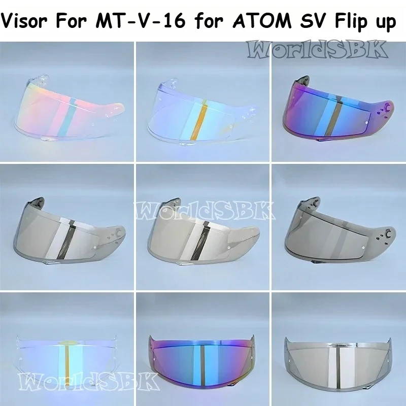 

MT-V-16 ATOM SV Шлем MT Оригинальный диспостер Шлем Библиотека Оригинальный козырек Линза