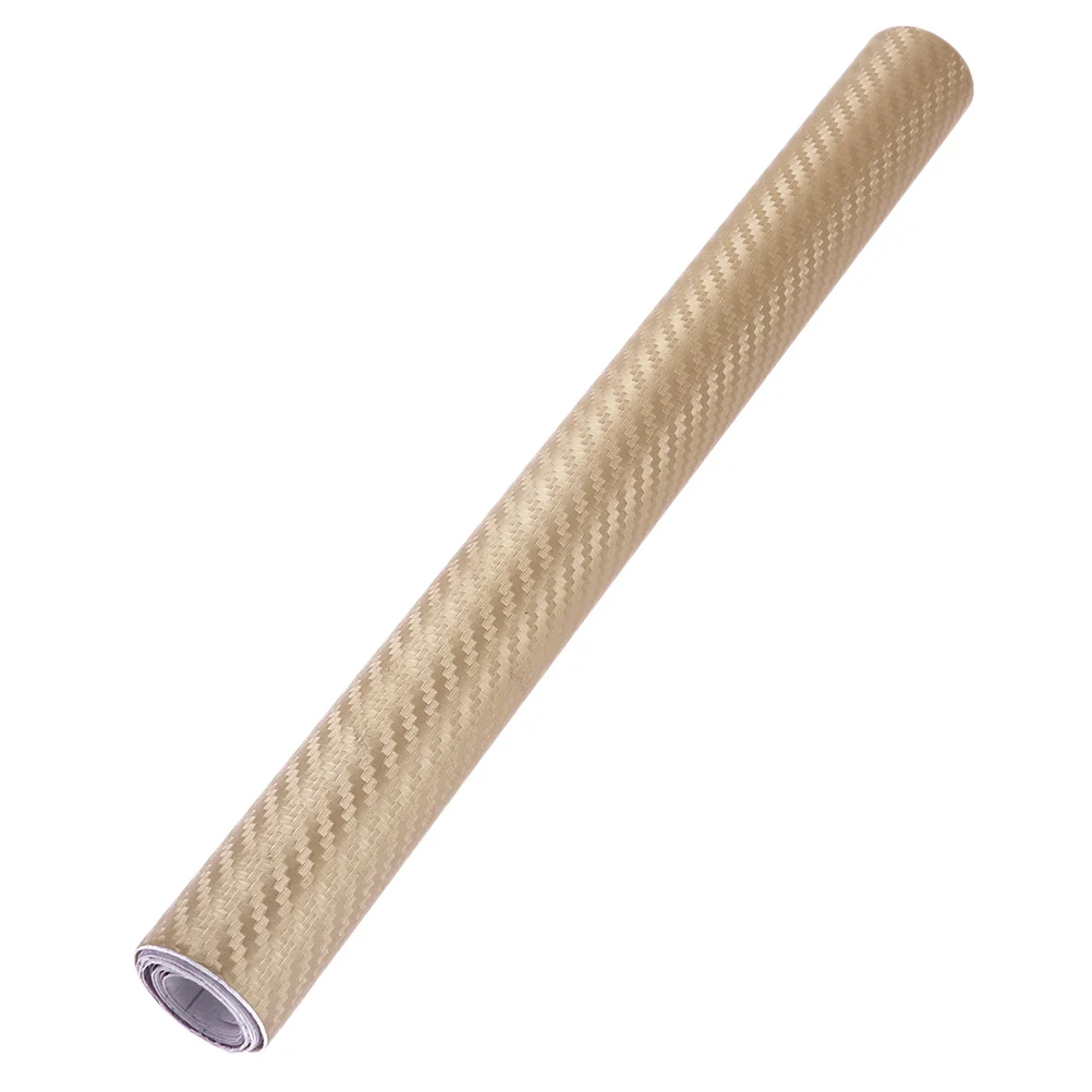 

Carbon Fiber Wrap Roll 10X127Cm Self-Adhesive Waterproof Sticker For Car Motorcycle Laptop Furniture Window Decal