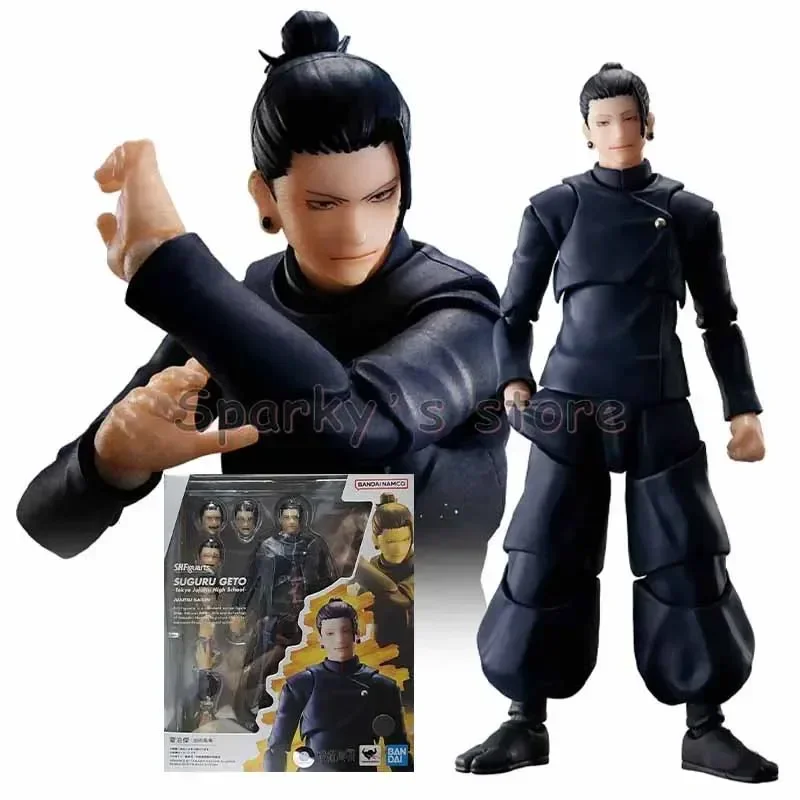 Bandai Original S.H.Figuarts Jujutsu Kaisen Anime Figure Geto Suguru Gojo Satoru Action Figure Toys For Boys Girls Kids Gifts