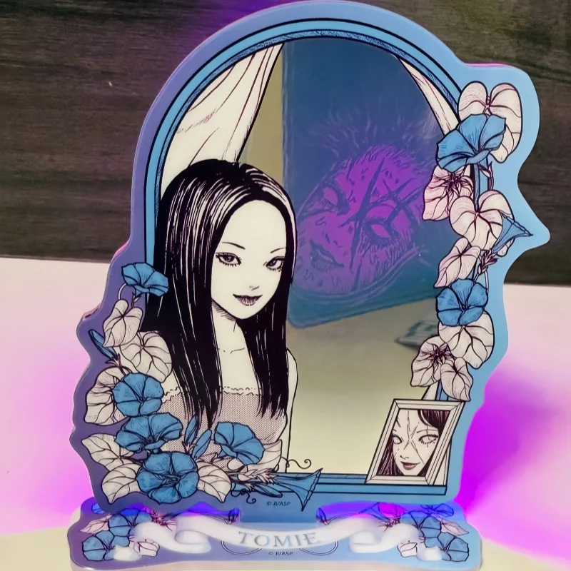 

Genuine Nullset Junji Ito Tomie Kawakami Acrylic Decor Two Forms Ornament Anime Tomie Kawakami Collectible Festival kids Gifts