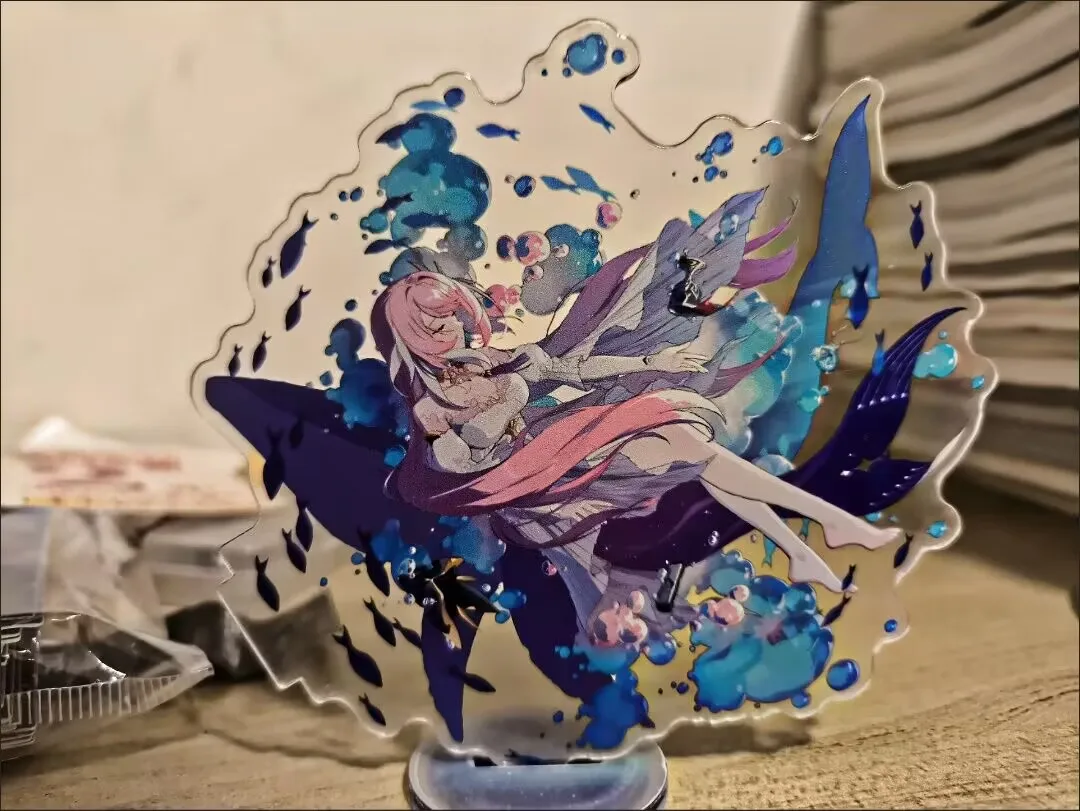 「バカーン3」周辺2D「エリシヤ」完璧な人間 美貌レベル アクリルスタンド装飾 デスクトップコレクション