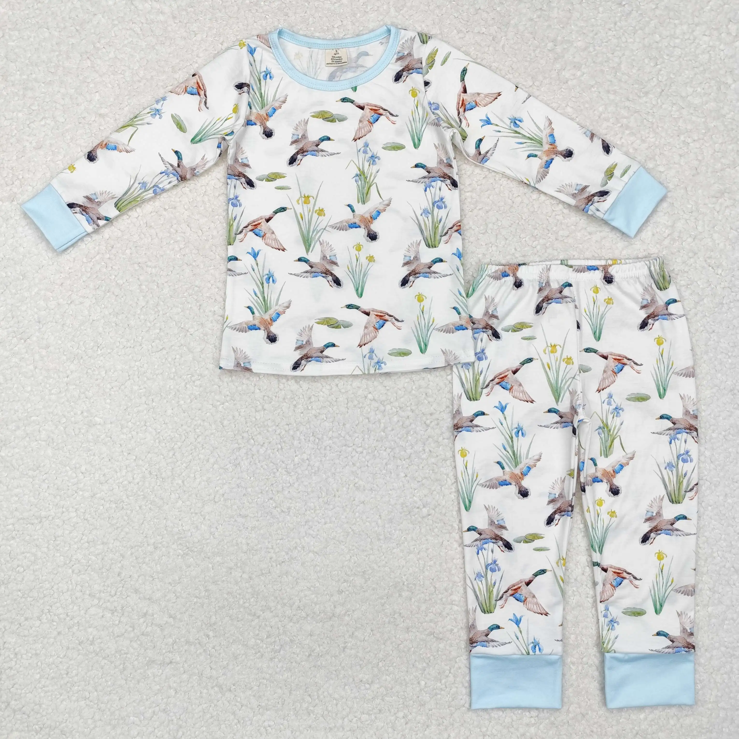 

Boys Hunting Clothes Mallard Ducks Kids Pajamas Outfits Teenage Children's Clothing Bamboo Pajamas Kids Sleepwear Clothes Suit