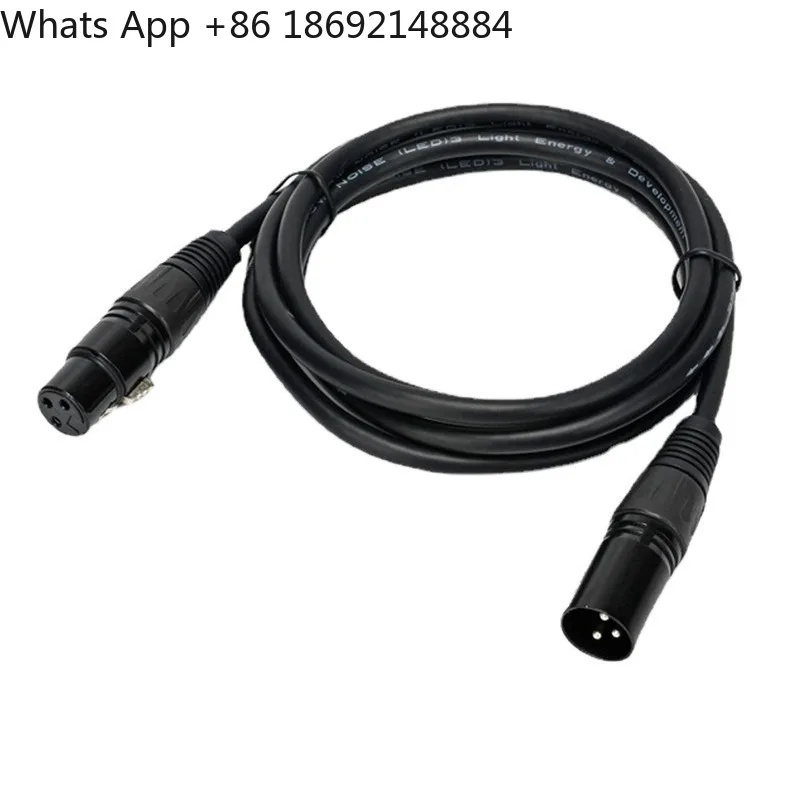 Computer audio cable, male to female DM512 cable, power amplifier, 3-hole audio cable