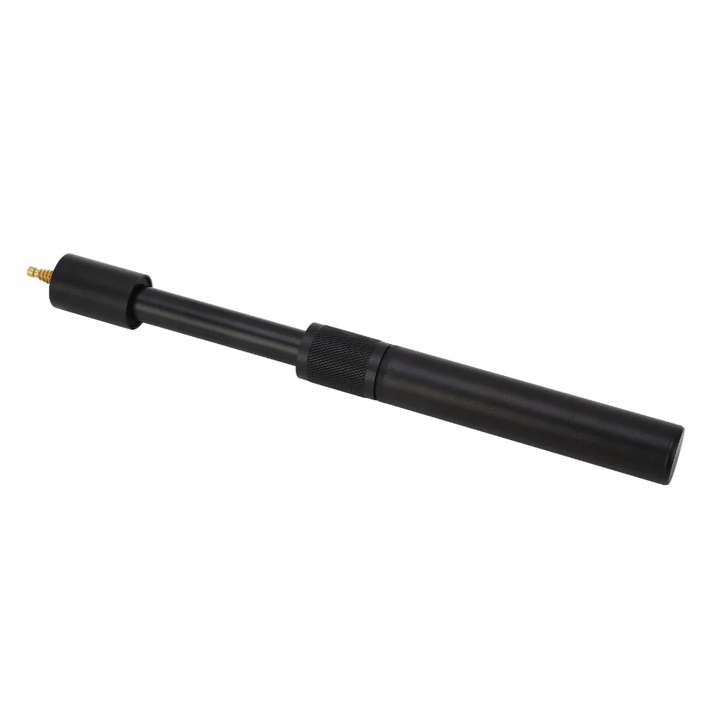 extensor-de-taco-de-bilhar-em-liga-de-aluminio-com-estrutura-telescopica-conector-rosqueado-comprimento-ajustavel-e-punho-texturizado