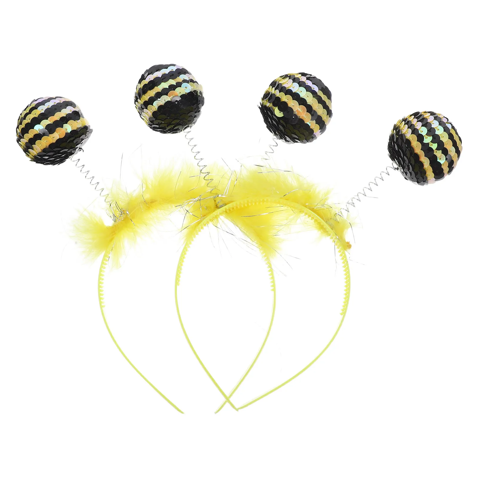 

2pcs Bee Headbands For Women Holiday Party Hair Hoop Costume Accessories Cosplay Festival Headdress Themed Masquerade Adult Teen
