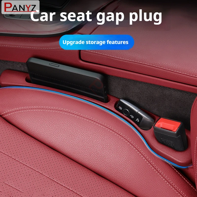 Car Seat Gap Filler Side Seam Plug Strip with Groove Leak-proof Filling Strip For Nissan Qashqai J10 Juke Micra Leaf Pathfinder