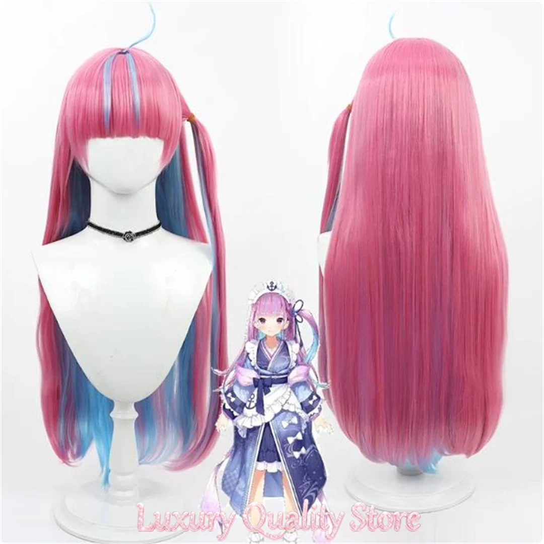 Cosplay Hololive VTuber Minato Aqua Wig Anime game party wig heat-resistant synthetic wig