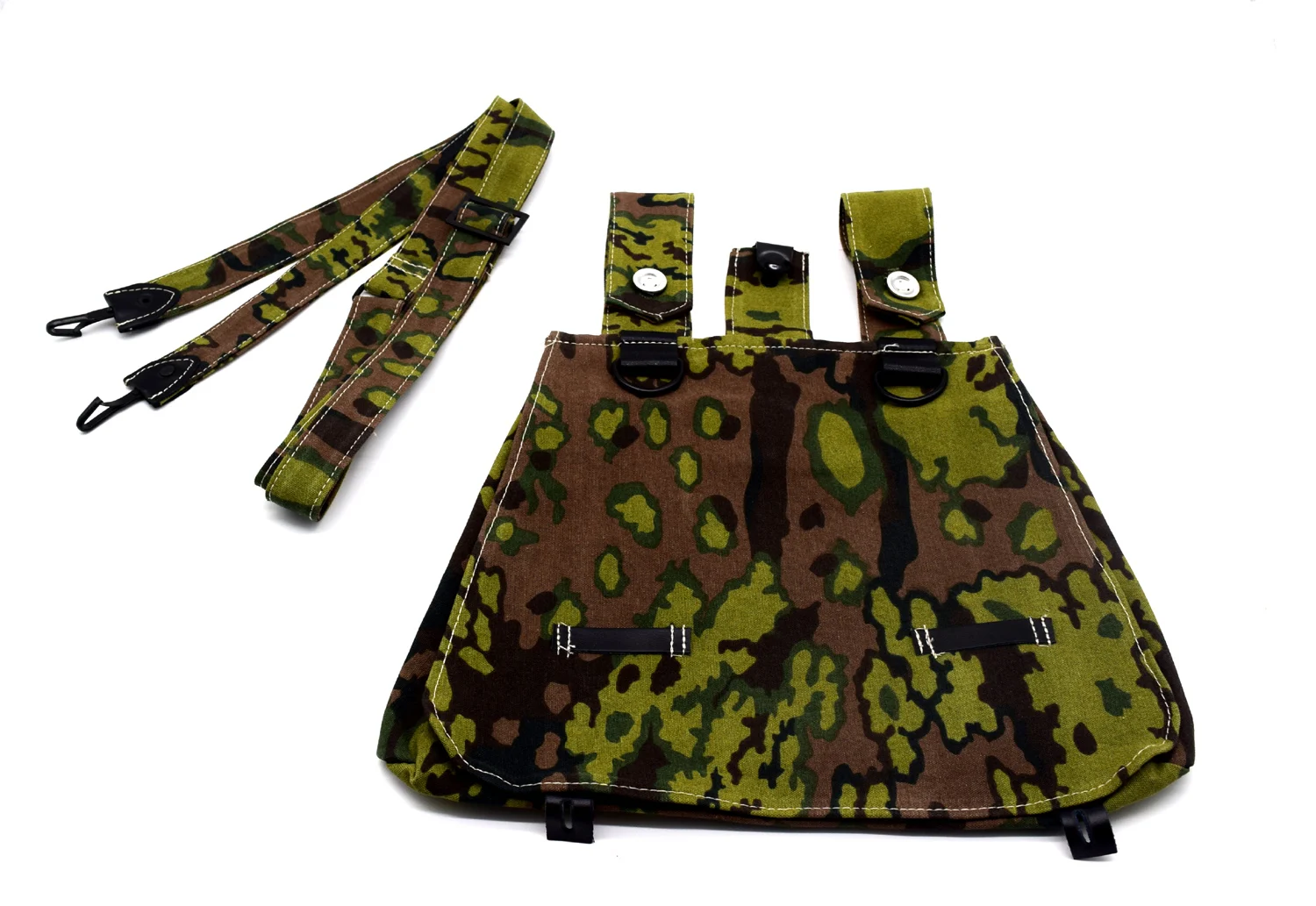 

Camouflage German Bread Bag W Strap OAK Spring Camo color Cosplay