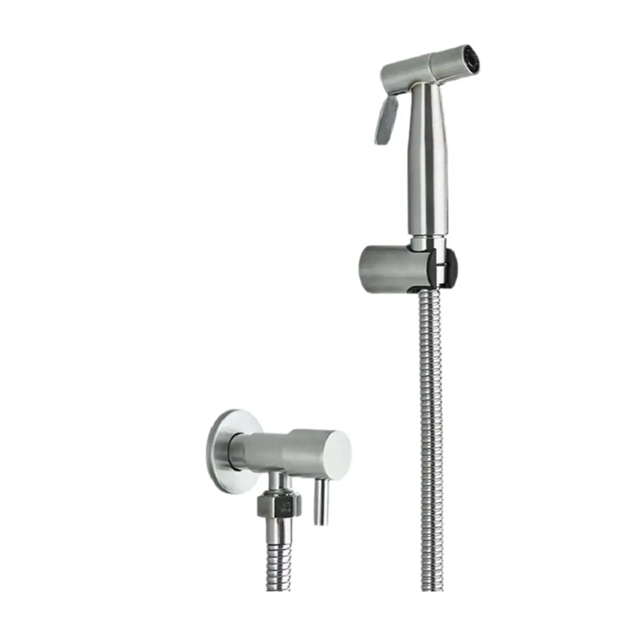 [N84R] Stainless Steel Handheld Bidet for Hygienic Cold Water Use