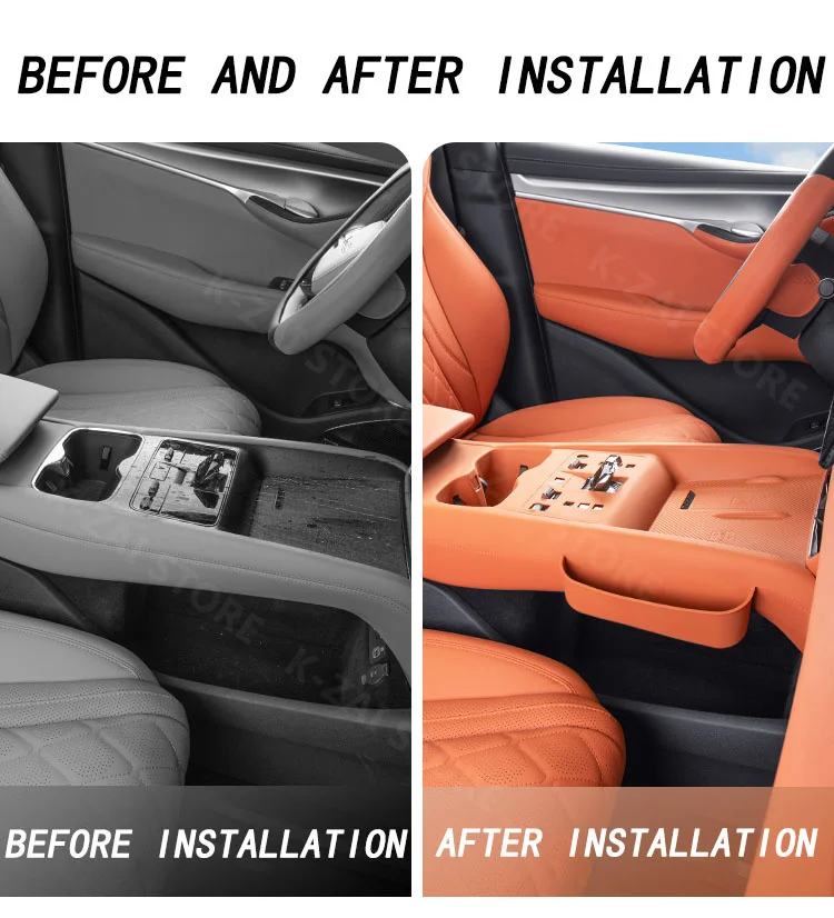 حشية تصنعها بنفسك للكونسول المركزي ، وسادة واقية للديكور الداخلي للسيارة ، ملحق لـ BYD Sea lion 07 ، من من من الخارج ،