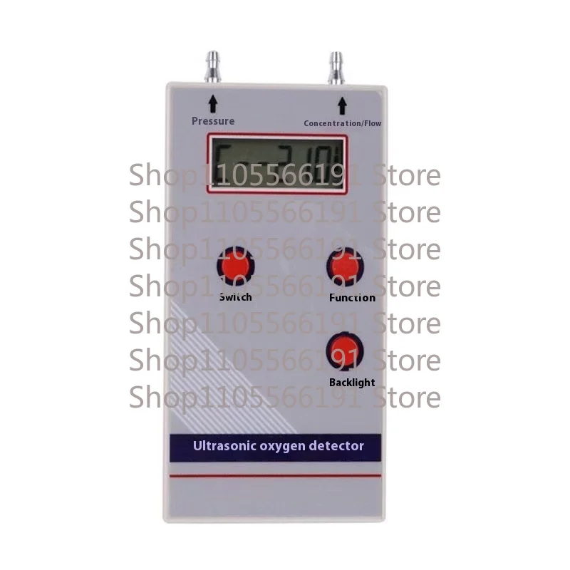 Professional Portable Oxygen Analyzer O2 Oxygen Concentration Meter Detector Meter Gas Detector Flow Pressure detection 20L