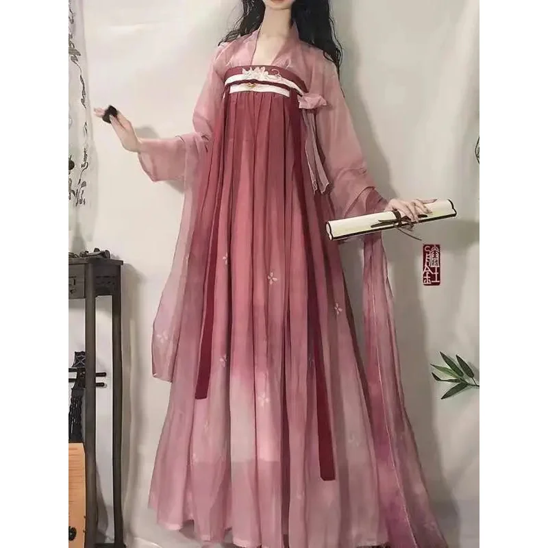 costume-de-fee-hanfu-traditionnel-chinois-pour-femmes-robe-hanfu-ancienne-rose-robe-de-fete-d'anniversaire-grande-taille-xl-nouvelle-collection-ete