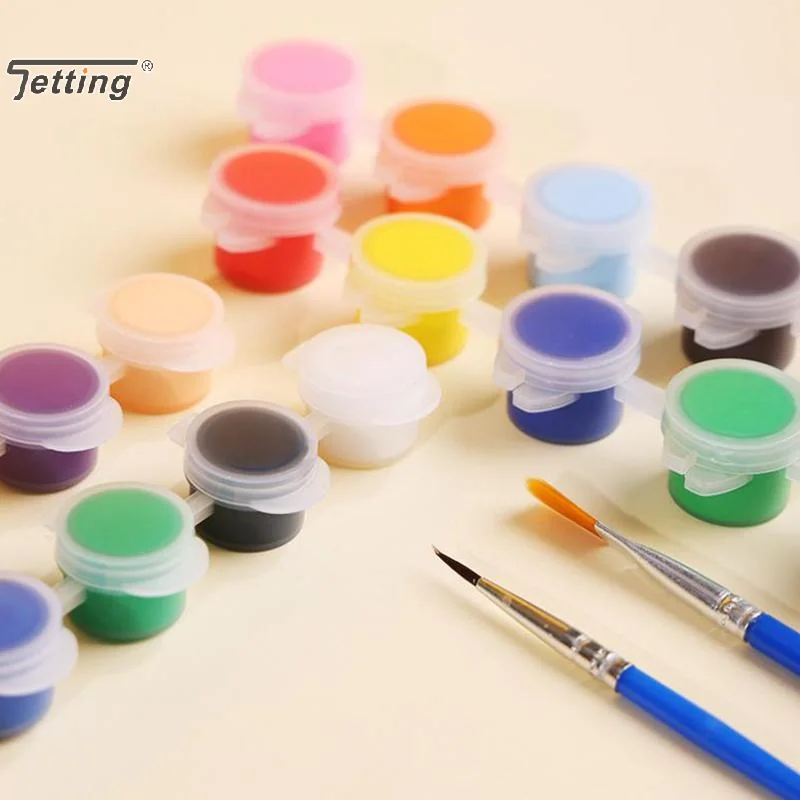 2ML Acrylic Pigment Student Basic Painting Supplies Children's DIY Graffiti Pigment Suitable For Gypsum Dolls
