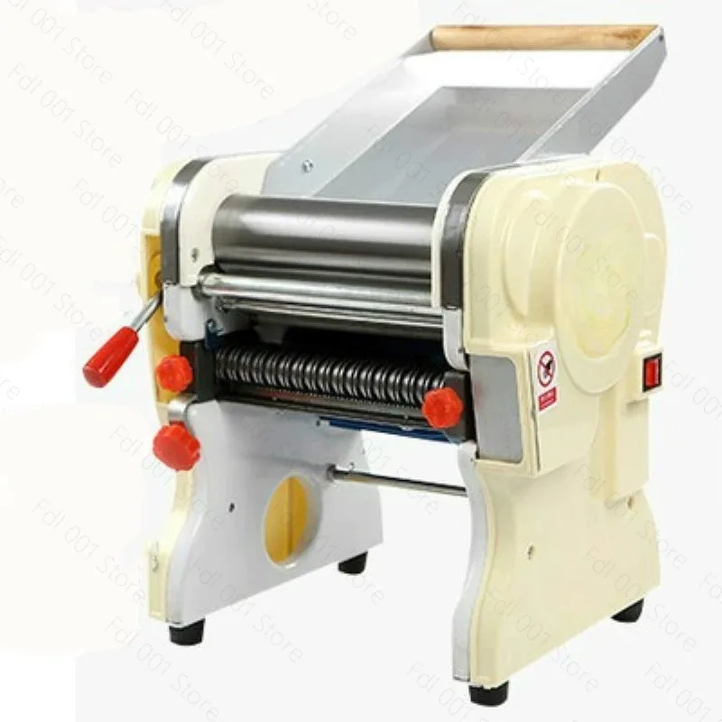 Stainless Steel Commercial and Household Electric Noodle Maker, Automatic Pasta Machine, and Dumpling Wrapper Roller