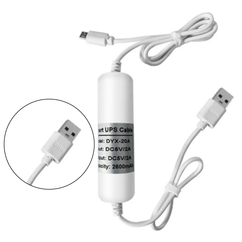 Mini UPS Battery Backup 5V Uninterruptible Power Built-In UPS Battery For Router Wifi Security Camera Power Adapter