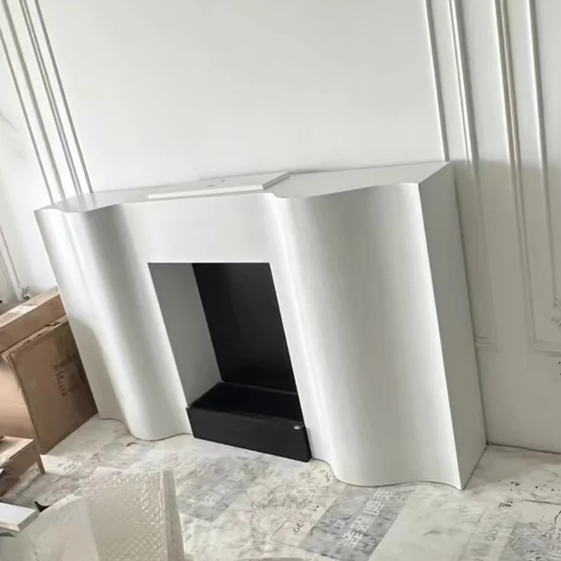 الرجعية الجمالية طاولة تلفاز بسيطة العاج منتصف القرن الطابق حامل تلفاز الراقية خزانة الوسائط Meuble التلفزيون صالون أثاث المنزل #4