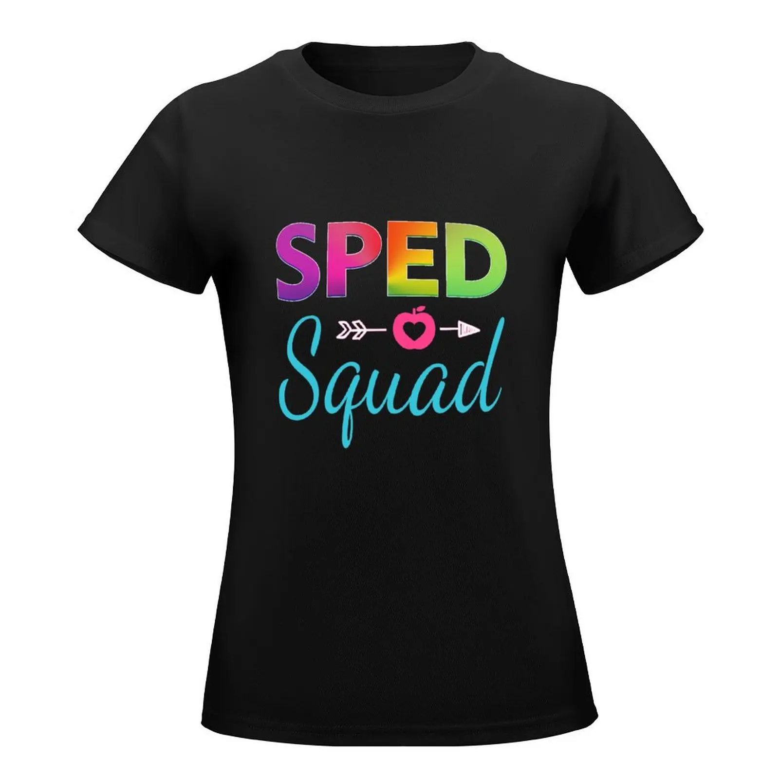 SPED Squad Special Ed Squad Back to School Teacher T-Shirt korean fashion anime clothes t-shirts for Women cotton