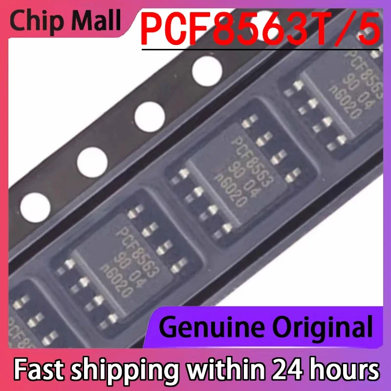 

10 шт. абсолютно новый оригинальный PCF8563T/5 шелковая ширма PCF8563 упаковка SOP8 часы реального времени RTC оригинальные