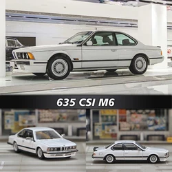 SW In Stock 1:64 635 CSI E24 WHITE M6 Diecast Diorama Car Model Collection Miniature Toys Street Weapon