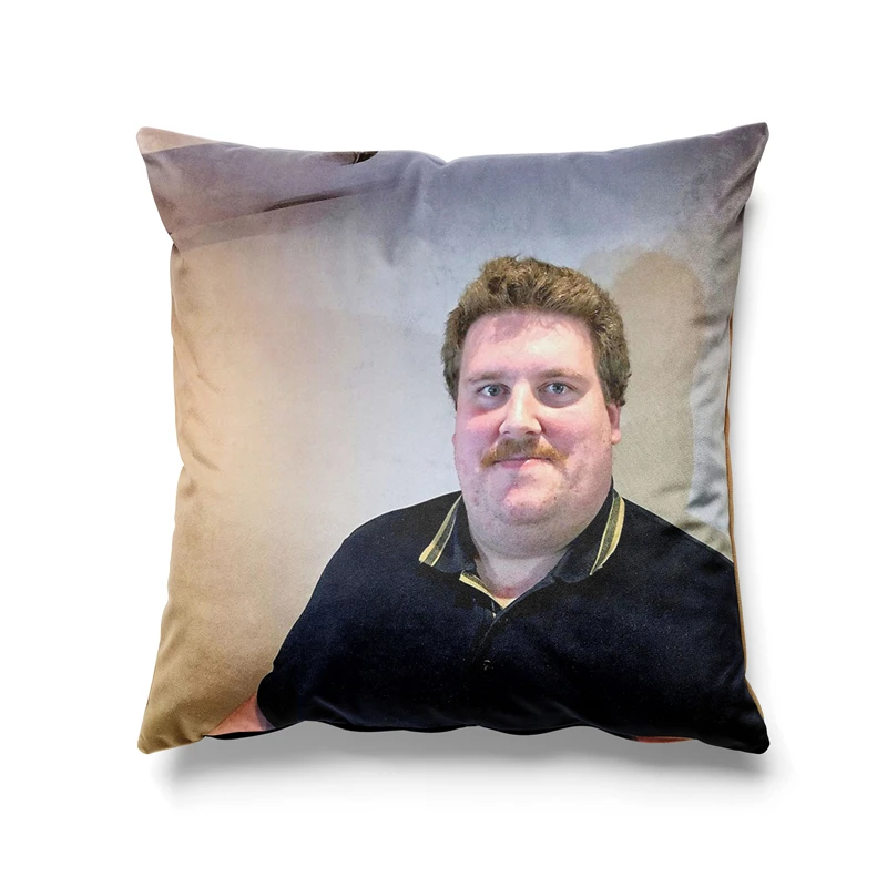 Aertemisi 18 ''x 18'' Drachenlord Poster Rainer Winkler Fundas de cojín cuadradas Fundas de almohada 45 cm x 45 cm