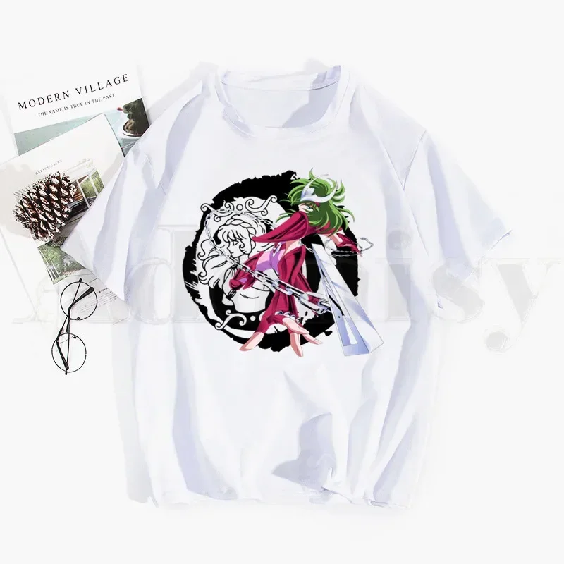 Saint Seiya Pegasus Phoenix Classic Anime Harajuku Short Sleeve Female Tops Tees Harajuku  VintageT Shirts Women's T-shirt