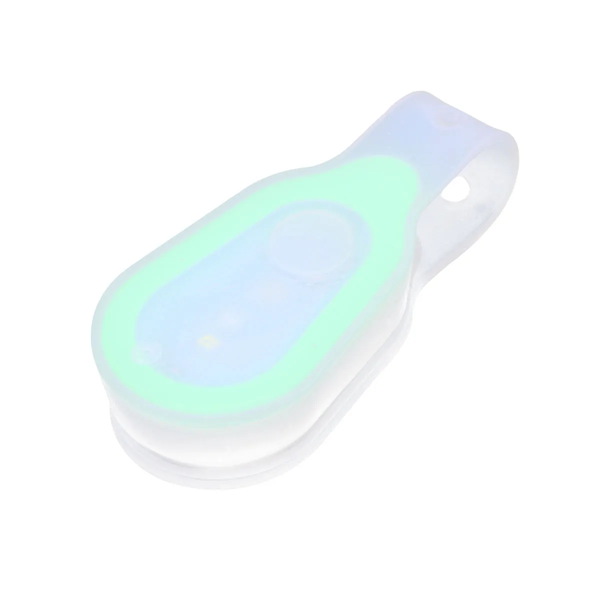 

2 pcs Three Mode Led Safety Running Light Waterproof Silicone Clips Magnet Attachable For Outdoor Walking Hiking Red White Flash