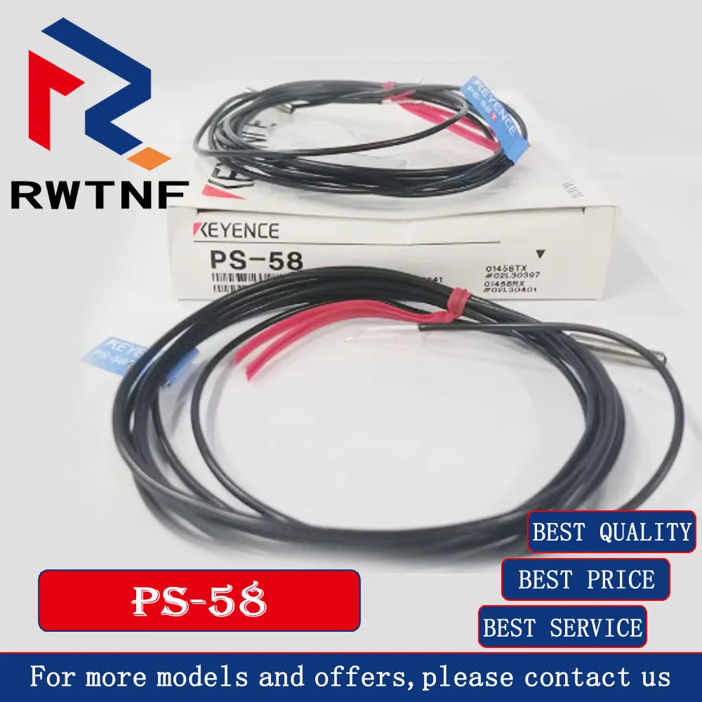 

Brand New Genuine PS-58 KEYENCE photoelectric switch sensor, complete accessories, 100% original warehouse stock